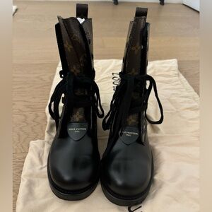 Louis Vuitton Metropolis Flat Ranger Boots - Size 36.5
